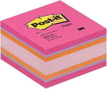 Cartoleria 3M Post-it. Cubo 450 Foglietti Post-it. Colori Joy-Fucsia Ultra Post-it