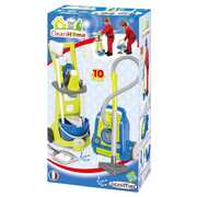 Giocattolo Clean Home Trolley Delle Pulizie E Aspirapolvere 10 Pz Ecoiffier