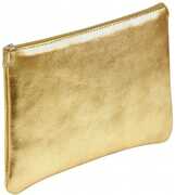 Cartoleria Astuccio trousse piatta Clairefontaine in pelle iridescente. Oro Clairefontaine