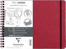 Cartoleria Quaderno spiralato Age Bag, My.Notes 25x19 marg.stacc 60F DOT Rosso Clairefontaine