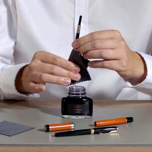 Parker Flacone Inchiostro Quink Nero-Blu
