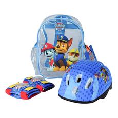 Giocattolo DArpeje OPAW004. Paw Patrol. Set Protezioni + Casco In Sacco Pvc Darpeje