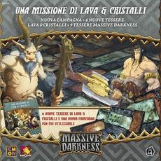 Giocattolo Massive Darkness. Una Missione di Lava e Cristalli. Tiles Set. Gioco da tavolo Asmodee
