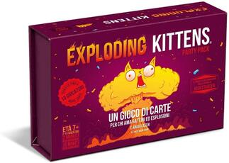 Giocattolo Exploding Kittens. Party Pack. Gioco da tavolo Asmodee