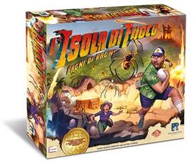 Giocattolo L'Isola di Fuoco. Bagni di Ragni. Gioco da tavolo Asmodee