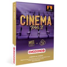 Idee regalo EMOZIONE3 - Cinema per 2 - Cofanetto regalo - 1 ingresso al cinema per 2 persone Emozione3