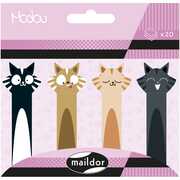 Cartoleria Segnapagina adesivi Modou. Gatti Maildor