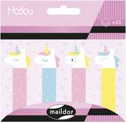 Cartoleria Segnapagina adesivi Modou. Unicorni Maildor