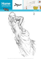 Idee regalo Sticker decoro murale Degas-Nudo Sdraiato Nouvelles Images