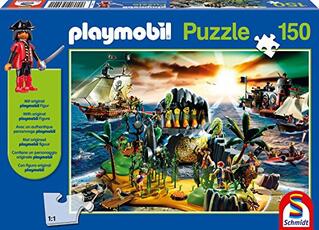 Giocattolo Playmobil: Pirate Island Jigsaw With Figure 150Pc /Toys Playmobil