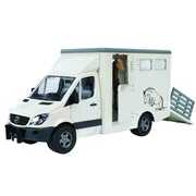 Giocattolo Mercedes Sprinter trasporto cavalli Bruder