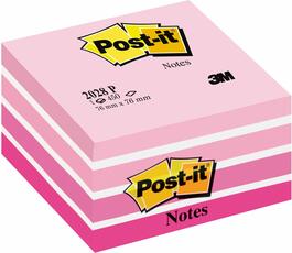 Cartoleria Blocchetto memo cube Post-it 2028-P pastello Rosa - 76x76 Post-it