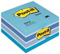 Cartoleria Post-it cubo pastello blu Post-it
