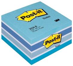Cartoleria Post-it cubo pastello blu Post-it