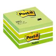 Cartoleria 3M Post-it. Cubo 450 Foglietti Post-it. Colori Pastello Verde Post-it