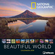 Cartoleria Calendario 2019 TeNeues 30 x 30. Beautiful World. Meraviglie dal mondo. National Geographic TeNeues
