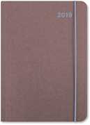 Cartoleria Diario 2018-2019, 14 mesi, TeNeues Midi Flexi EarthLine Diaries large. Mauve TeNeues