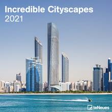 Cartoleria Calendario da parete TeNeues 2021 Incredible Cityscapes - 30x30 cm TeNeues