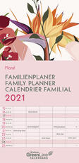Cartoleria Planner TeNeues 2021 GreenLine Family Floral - 22x45 cm TeNeues