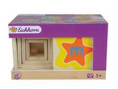 Giocattolo Eichhorn. Cubi Impilabili in Legno Eichhorn