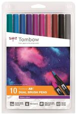 Cartoleria Pennarelli acquarellabili Koh-I-Noor Dual Brush Tombow Galaxy Color - Set 10 pezzi Tombow