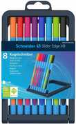 Cartoleria Penne a sfera Schneider Slider Edge XB. Astuccio Stand 8 colori Schneider