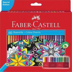 Cartoleria Matite colorate permanenti Faber-Castell Eco. Astuccio cartone 60 colori Faber-Castell
