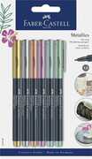 Cartoleria Evidenziatore metallizzato Faber-Castell. Punta da 1,5 mm. Set da 6 Faber-Castell