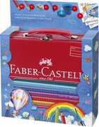 Cartoleria Set matite Jumbo Grip Colorate - valigetta in metallo Faber-Castell