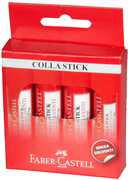 Cartoleria Astuccio in cartone con 4 tubetti di colle gr.20 Faber-Castell