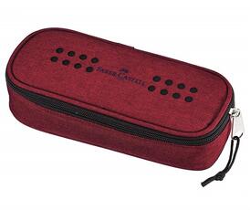 Cartoleria Astuccio Ovalino Faber-Castell Grip mélange Marsala Rosso Faber-Castell