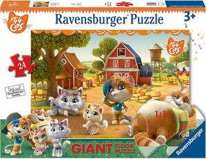 Giocattolo 44 Gatti A Ravensburger Puzzle 24 giant Pavimento Ravensburger
