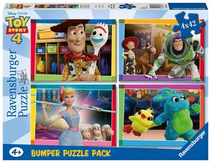 Giocattolo Toy story 4 Ravensburger Puzzle 4x42 Bumper Pack Ravensburger