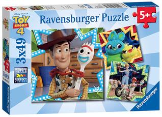 Giocattolo Toy story 4 Ravensburger Puzzle 3x49 pz Ravensburger