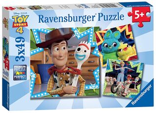Giocattolo Toy story 4 Ravensburger Puzzle 3x49 pz Ravensburger