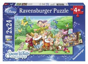 Giocattolo I sette nani Puzzle 2x24 pezzi Ravensburger (08859) Ravensburger