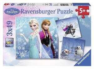 Giocattolo Frozen B Puzzle 3x49 pezzi Ravensburger (09264) Ravensburger