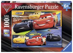 Giocattolo Cars 3. McQueen, Cruz e Storm Puzzle 100 Pezzi Ravensburger