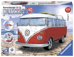 Giocattolo Pulmino Volkswagen. Puzzle 162 Pezzi 3D Ravensburger