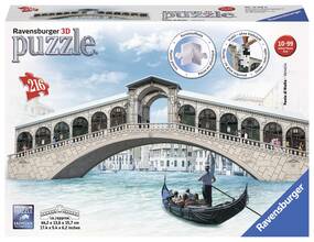 Giocattolo Ponte di Rialto Puzzle 3D Building Ravensburger (12518) Ravensburger