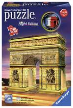 Giocattolo Arco di Trionfo Puzzle 3D Building Night Edition Ravensburger (12522) Ravensburger