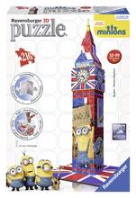 Giocattolo Big Ben Minions Puzzle 3D Building Ravensburger (12589) Ravensburger