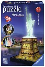 Giocattolo Statua della Libertà Puzzle 3D Building Night Edition Ravensburger (12596) Ravensburger