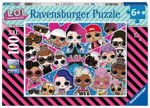 Giocattolo Ravensburger LOL Surprise Puzzle per Bambini, Multicolore, 100 Pezzi XXL, 12882 Ravensburger