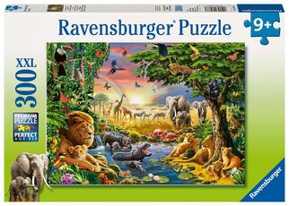 Giocattolo Ravensburger 13073. Puzzle Xxl 300 Pz. Animali Al Tramonto Ravensburger