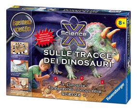 Giocattolo Science X Sulle tracce dei dinosauri Gioco Scientifico Ravensburger (18983) Ravensburger