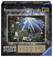 Giocattolo Ravensburger Puzzle Il Sommergibile, Escape Puzzle, 759 pezzi, Puzzle Adulti Ravensburger