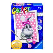 Giocattolo Ravensburger - CreArt Serie E: Coniglietta, Kit per Dipingere con i Numeri, Ravensburger