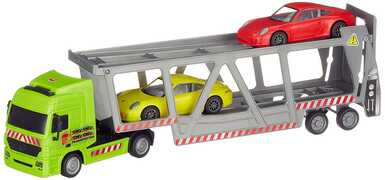 Giocattolo Dickie Toys. Bisarca Cm.38 Con 2 Porsche Scala 1:43 Incluse Dickie Toys