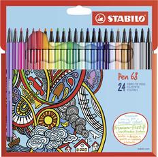 Cartoleria Pennarello Premium - STABILO Pen 68 - Astuccio in Cartone da 24 - Colori assortiti Stabilo